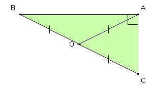 dessin: triangle rectangle et cercle circonscrit (3)