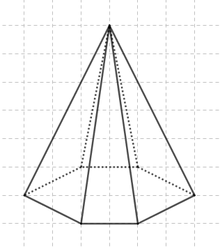 Pyramide à base hexagonale