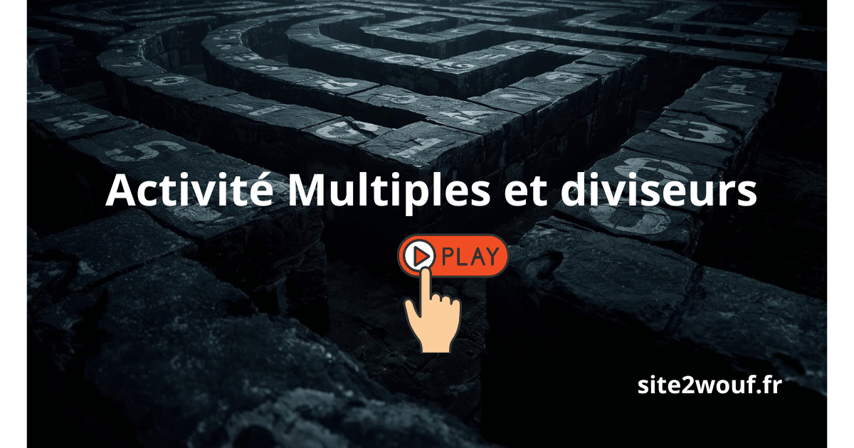 Activité Multiple et diviseurs